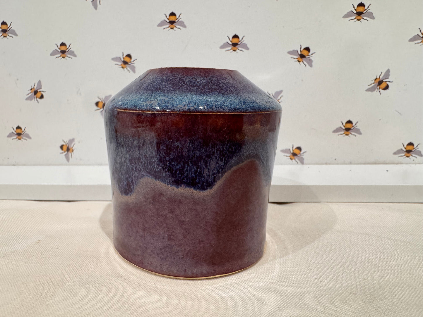 Bud vase (purples/ blues)