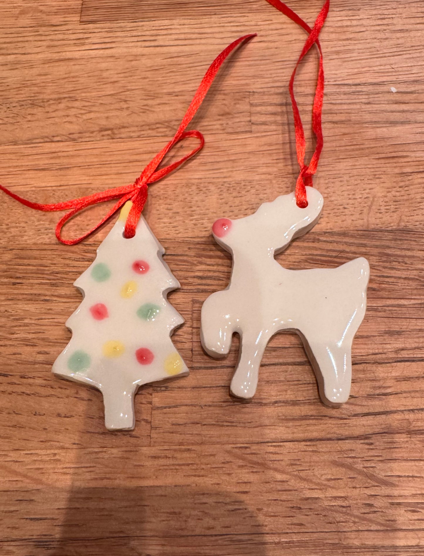 Christmas decorations (pair)