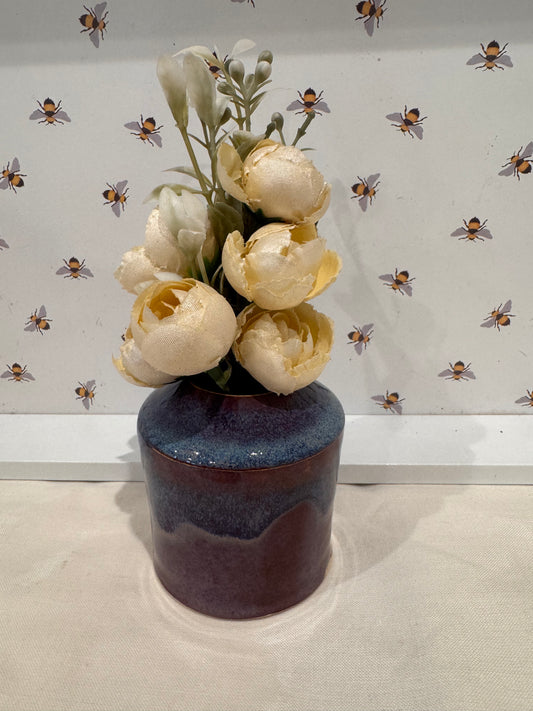 Bud vase (purples/ blues)