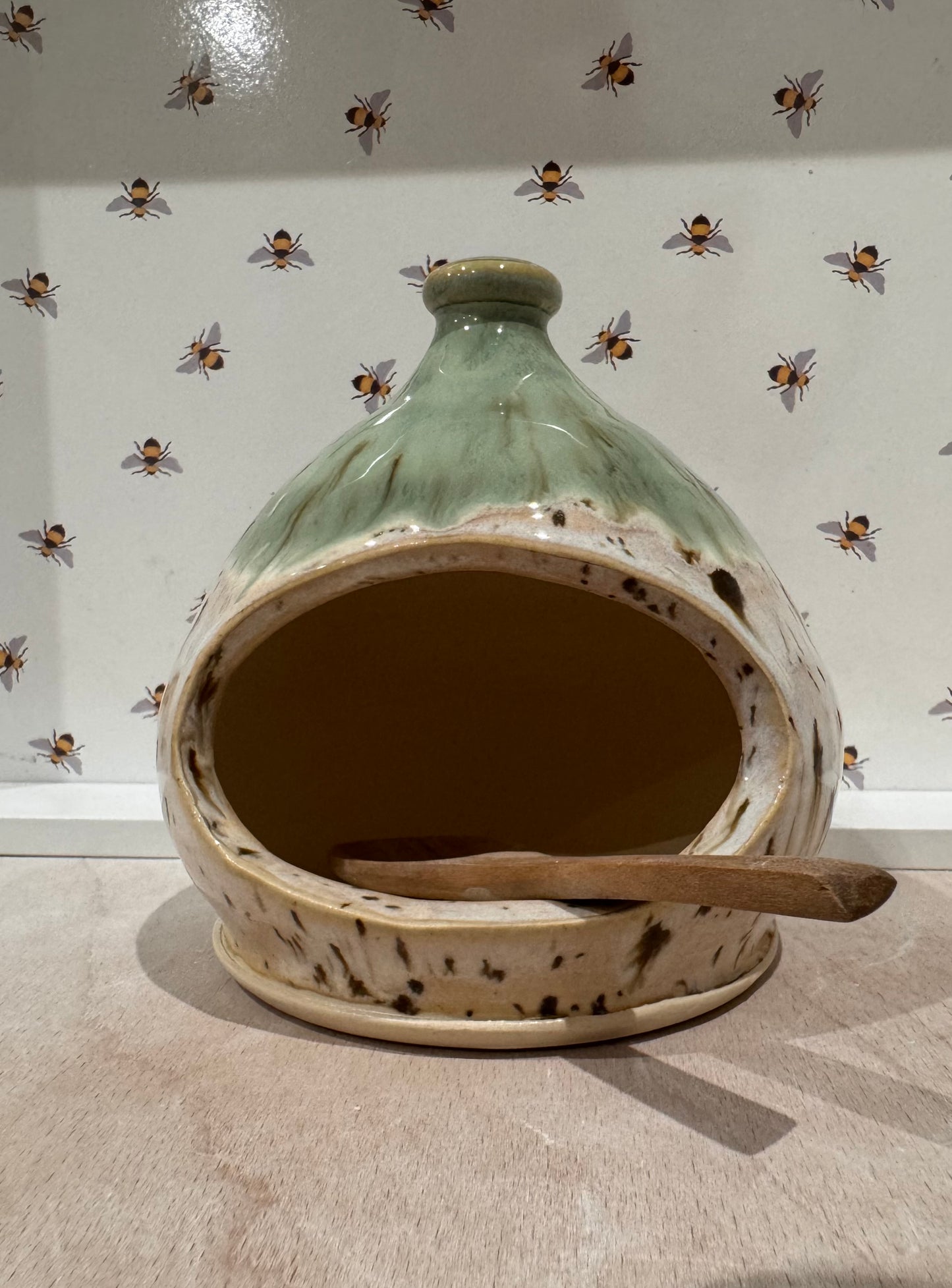 Salt pig (green/ cream/ flecks)