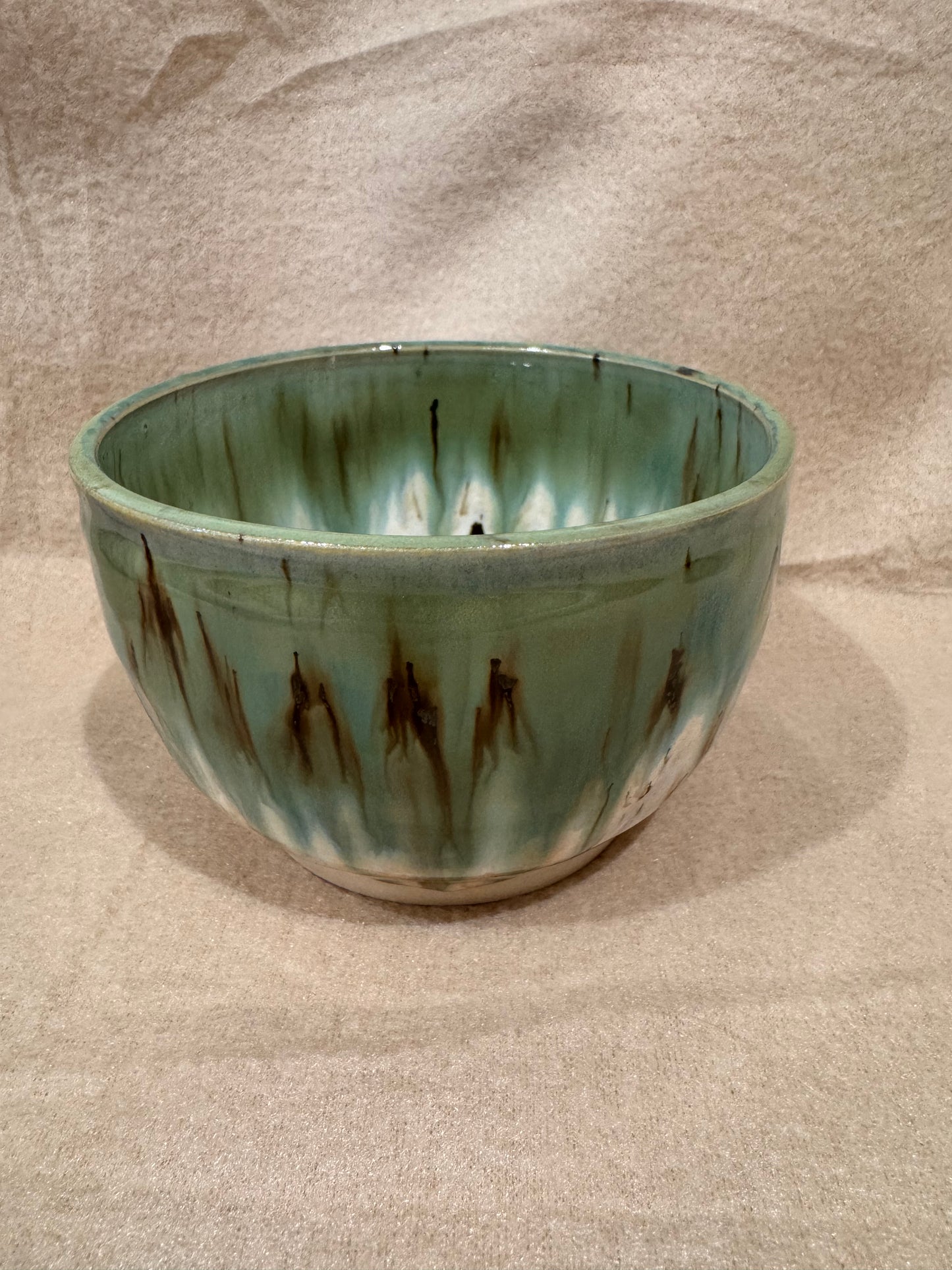 Bowl (greens/ creams/ browns)