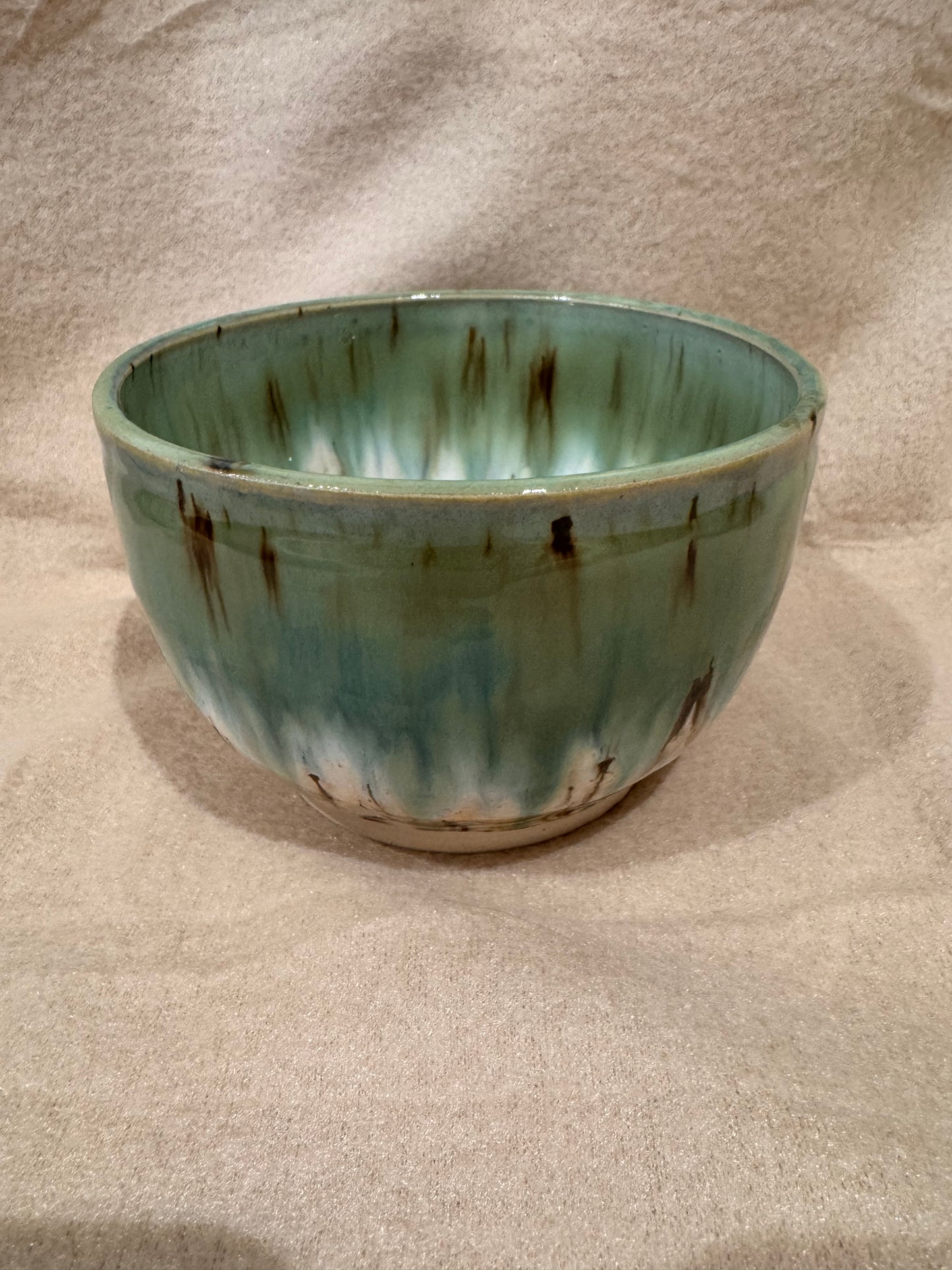 Bowl (greens/ creams/ browns)