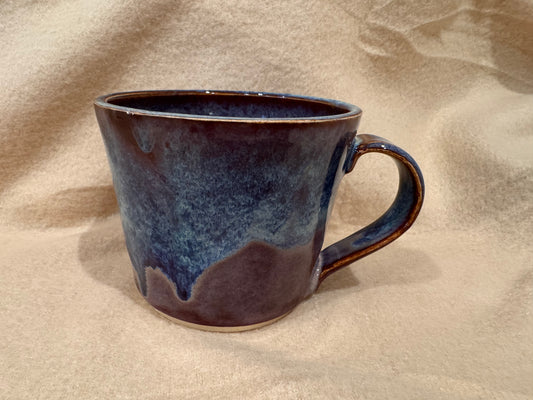 A mug (purple-blue inside & out)