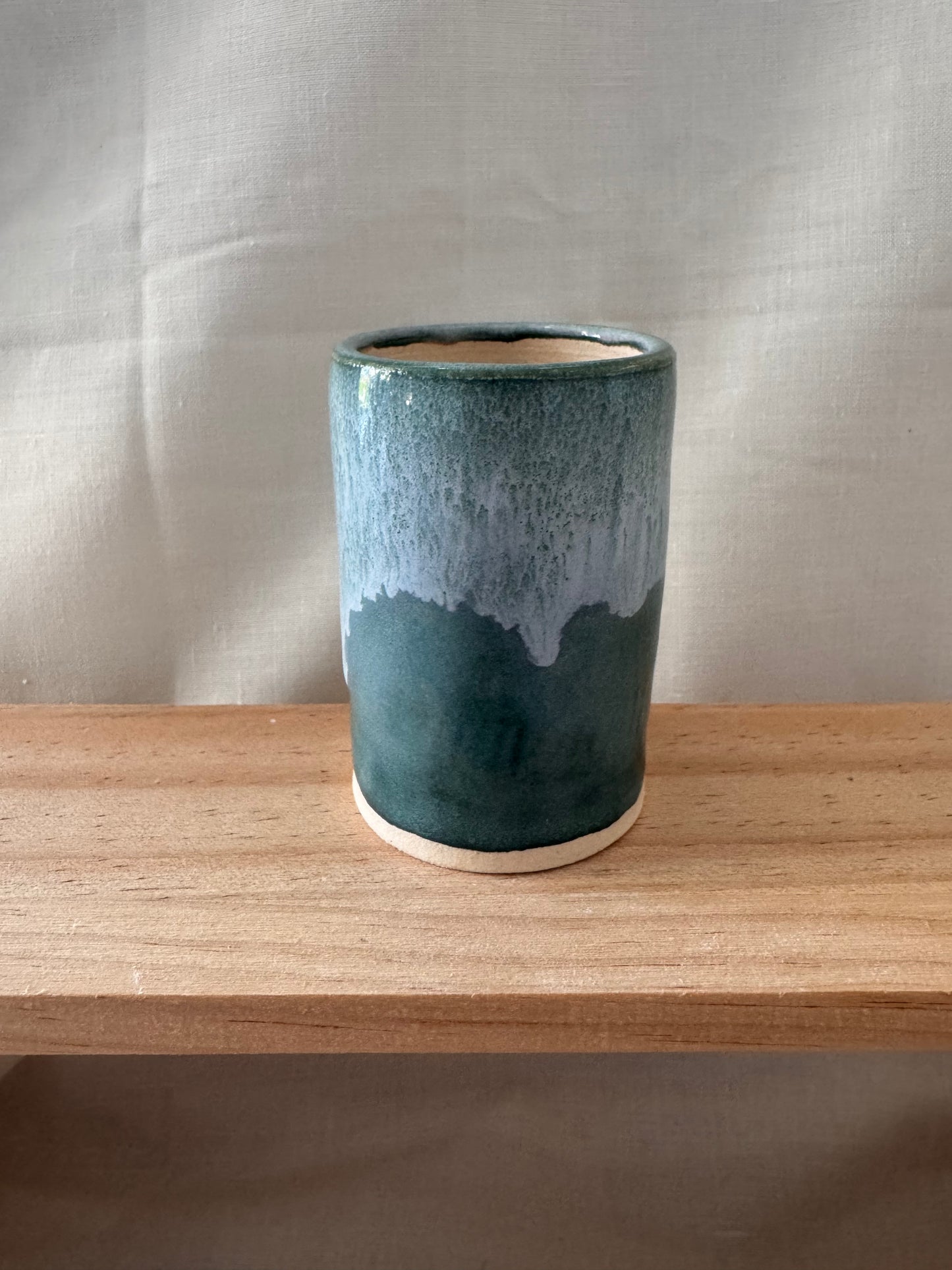 Bud vase (small, blues/ creams)