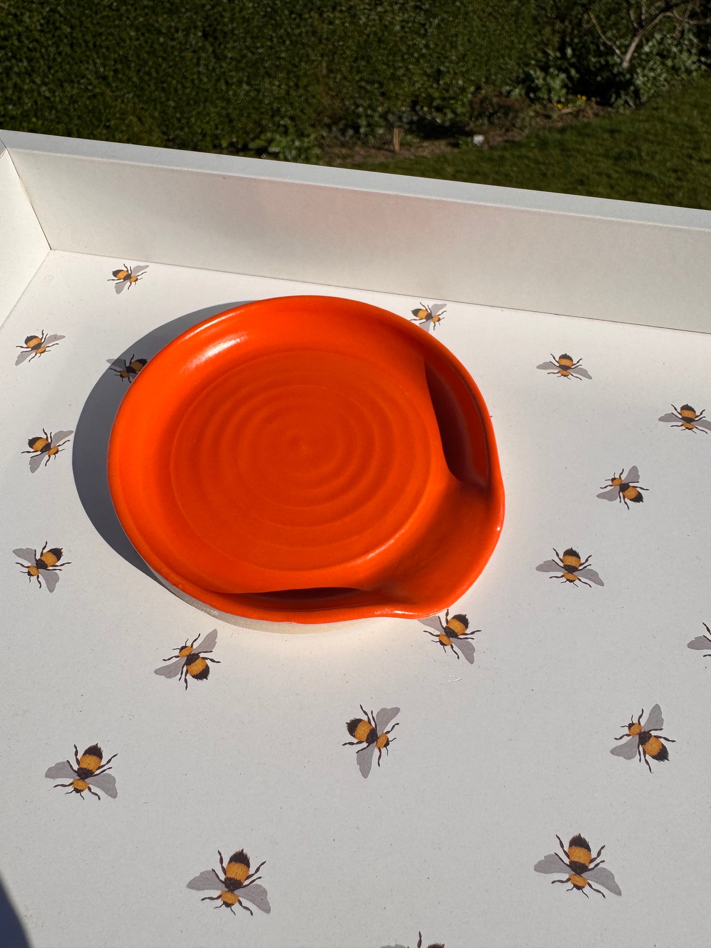 Spoon rest (bright orange)